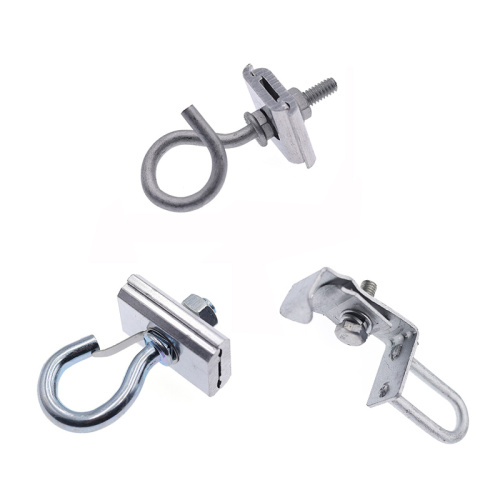 Electric power fittings Span Clamp Splint Hook Optical Cable Bracket Ftth Accessories Stainless Steel Suspension Span Clamp