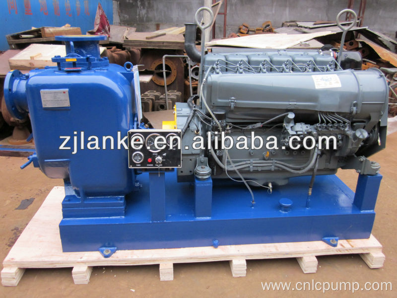 Diesel Self-Priming Non-Clogging Sewage Pump Set