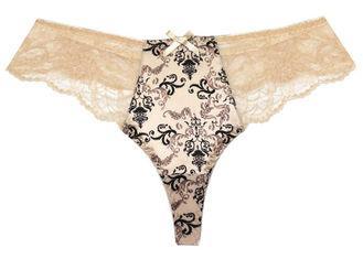 Customized Breathable Girls Satin Thongs Women Wearing Unde