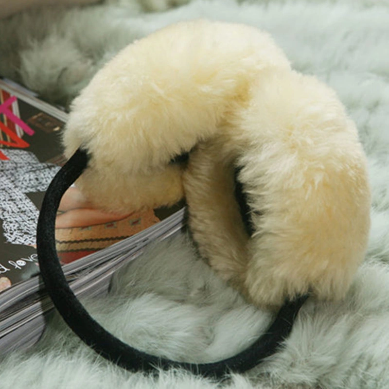 Sheepskin Fur Winter Earmuffs