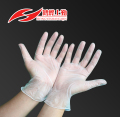 gants jetables en vinyle bleu poudre libre M4.5g