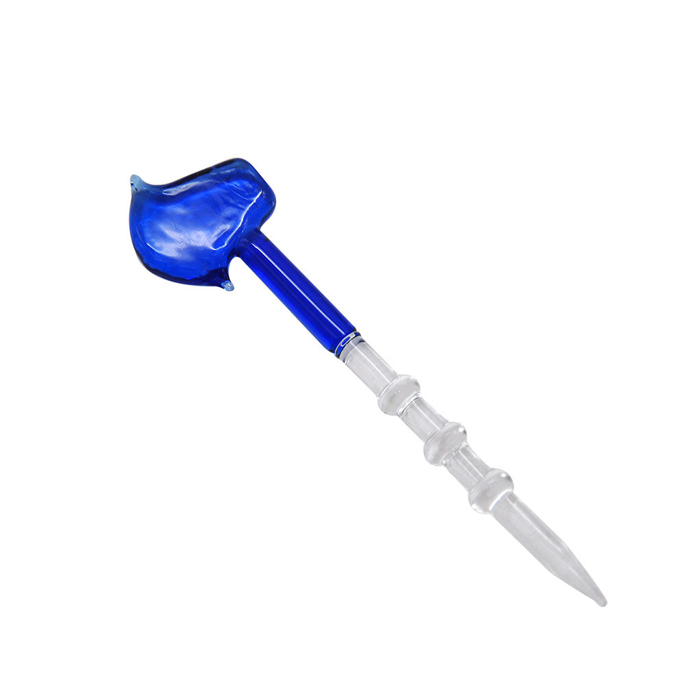 Axe Shape Glass Wax oil Nail New Design Glass Dabber Tool Wax Dabbing Tools Wax Dabbing Tool