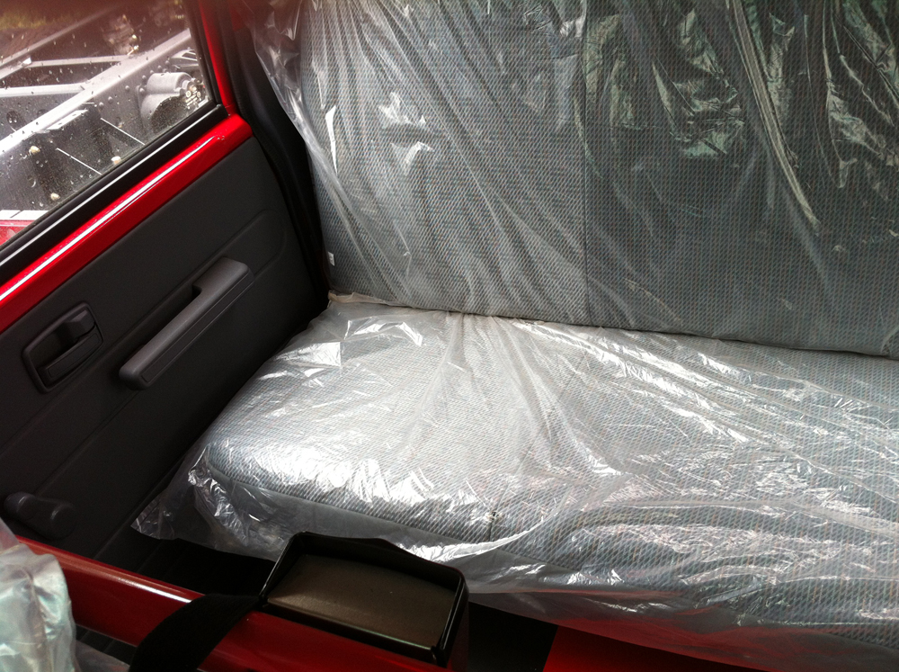 rescue firework truck rear seats