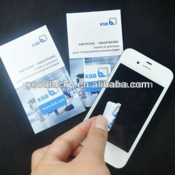 Promotional gifts mobile phone screen cleaner sticker