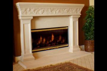 Unique fireplace design