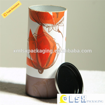 Fashionable brown kraft paper tube box,tube box,fancy round box