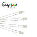 LED màu xanh lá cây khuếch tán 3 mm Ống kính Milky 520nm 525nm