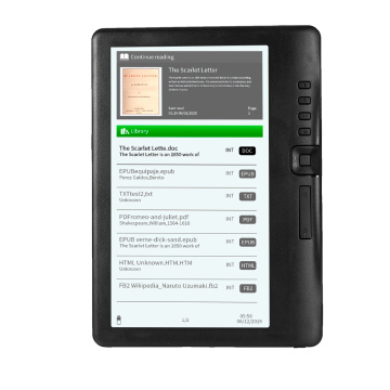 Portabel 7inch TFT Multifungsi Layar Warna E-Reader