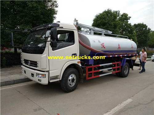 Ton 7200l Septic Tanker manyan motoci