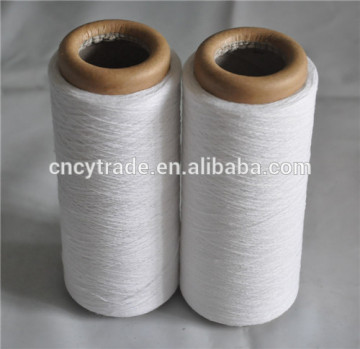cheap recycled polyester cotton NE12s/1 and NE18s/1 bleach white weaving yarn