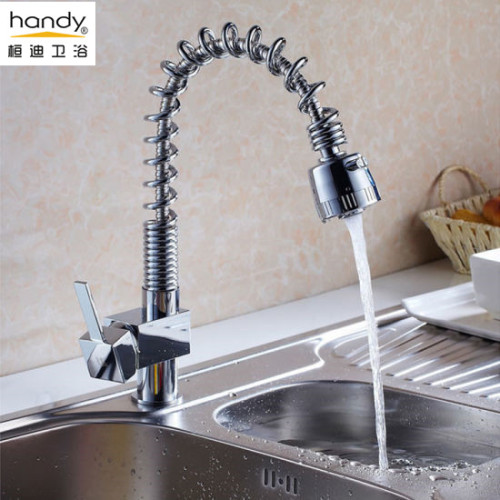 Single Lever Pull Down Kitchen Sink Mixer Taps