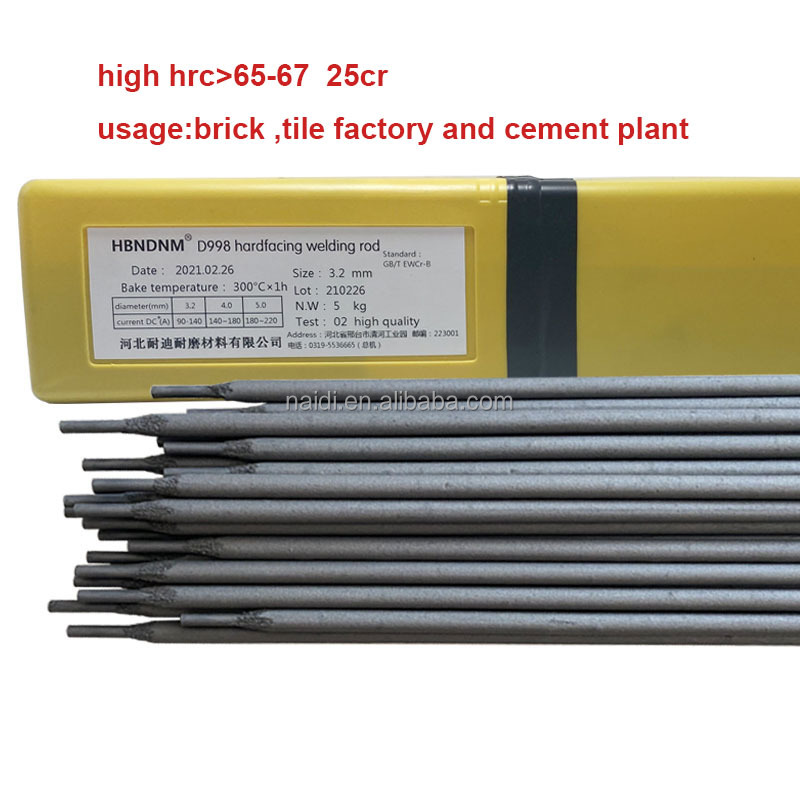 high hardness tungsten carbide welding rod d999 4.0mm for cement plant
