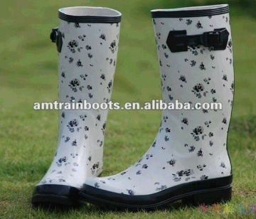 clear rubber boots