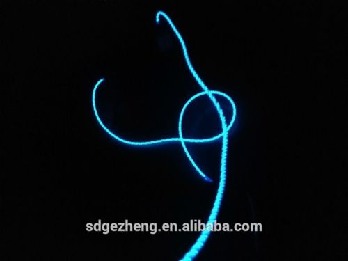 Visible electroluminescent USB charging cable with CE ROHS MFI certificates