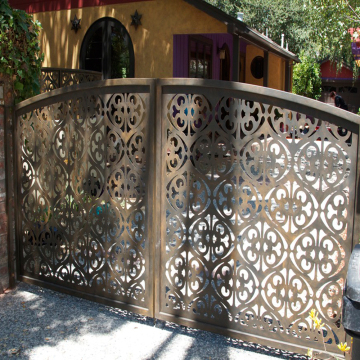 Outdoor Metal Fence Gate