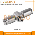 Tee Male Banjo Push-In Brass Pneumatic Hose Fitting