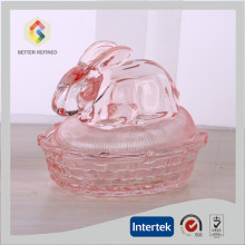 Unique Glass Bunny Candy Jars Wholesale
