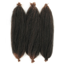 curl marley braid Soft Fluffy Synthetic  Hair Extension Long Afro Kinky Synthetic Springy Marley Crochet Twist Braiding Hair