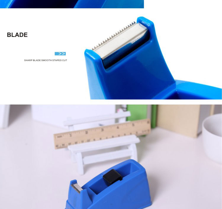 Comix Office Blue White 18 mm Tape Dispenser Desktop