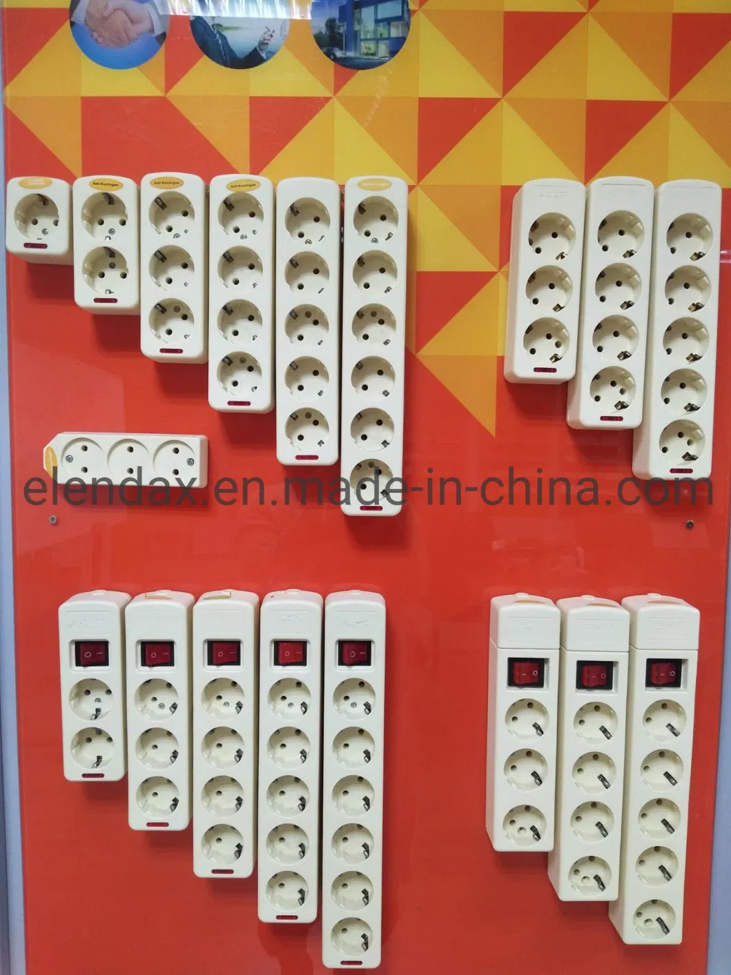 Европейская 2-контактная вилка питания со шнуром питания (E5004ES)