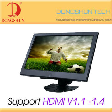 lcd touch monitor hd with FM transmitter AV IN OUT