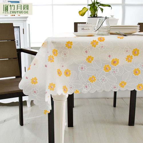 Eco-friendly printed tablecloths rolls pvc decorative wedding tablecloths for sale