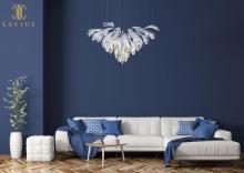 Colored unique art flower style glass chandelier