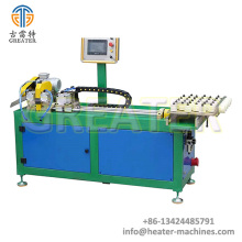 Auto coil tube straightening and cutting machine
