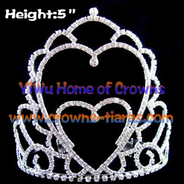 Vintage Wholesale Heart Shaped Pageant Crowns
