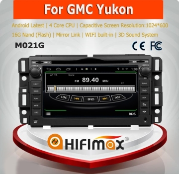 HIFIMAX Android 4.4.4 car dvd navigator GMC YUKON 2007--2012/gmc yukon android car dvd gps navigation system