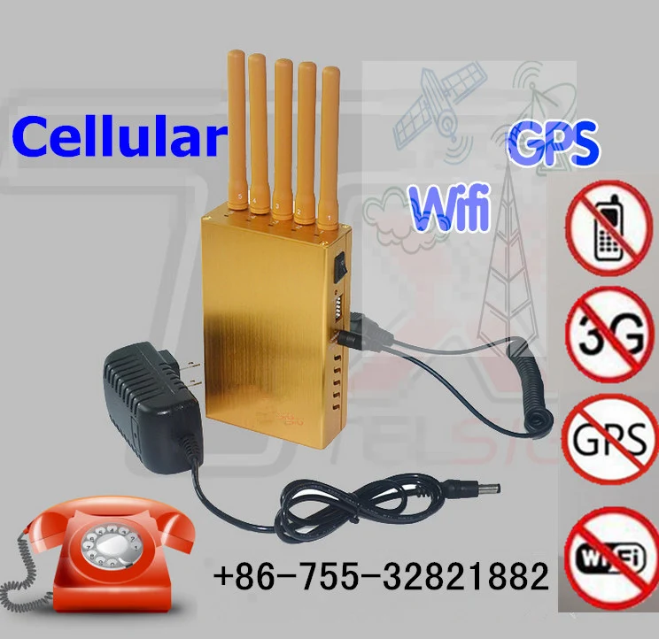 Handheld GPS Jammer WiFi Jammer 3G Mobile Phone Jammer