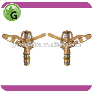 Agriculture Irrigation Impulse Sprinkler brass body brass nozzle 3/4" male