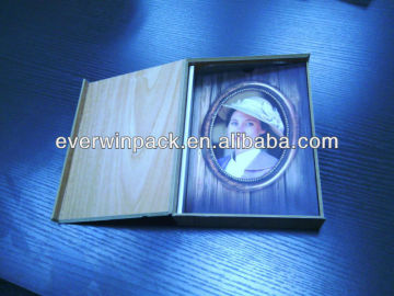 wooden book box