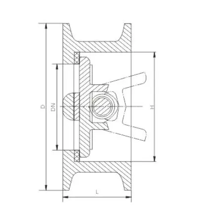 H76X/H Wafer Double Disc Check Valve