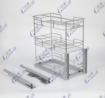Drawer Slides Wire Basket Kitchen Drawer Organizer