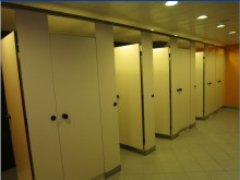 waterproof toilet partition division