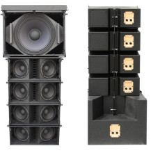 dual 8" woofer line array system pro audio line array