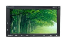 double din 6.95" universal car DVD player with gps bluetooth