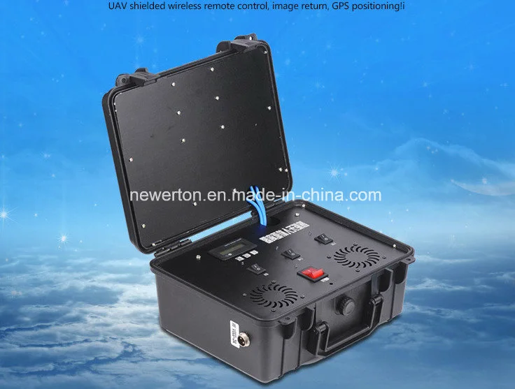 High Power Portable Built-in Antenna Uav/Suitcase-Shape Drone Jammer VIP Blocker