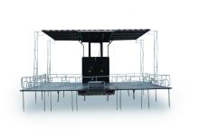 Three Sides Opening Mobile Stage Truck