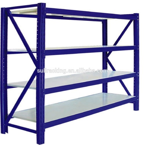 adjustable long span storage rack for warehouse use