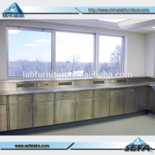 Chemical clean room S.S lab bench Stainless Steel laboratory furniture