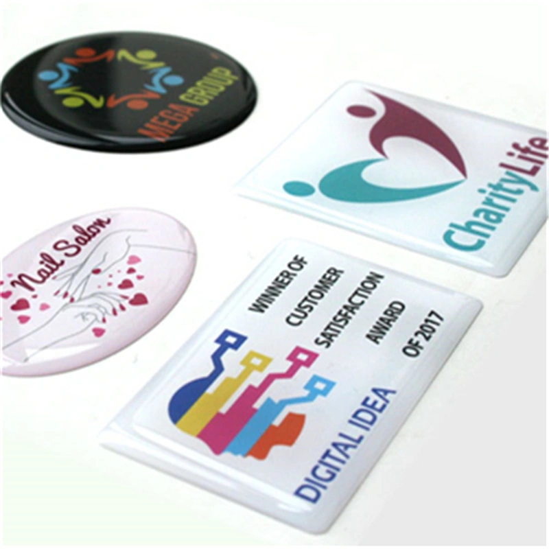 Custom UV Resistant 3D Domes Label Stickers