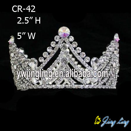 Rhinestone Full Round Crowns For Princess