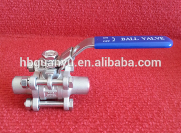 Butt Welding Ball Valve 3PC Ball Valve