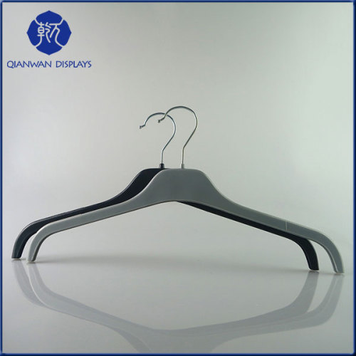 2016 multipurpose simple style black HIPS plastic coat hanger