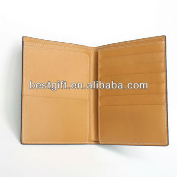 soft pu leather passport holder