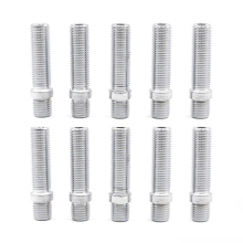 RAracing 10PCS M14x1.5 to M12x1.5 Wheel Stud Conversion Lug Bolts - 60mm/50mm Adapter