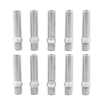 RAracing 10PCS M14x1.5 to M12x1.5 Wheel Stud Conversion Lug Bolts - 60mm/50mm Adapter