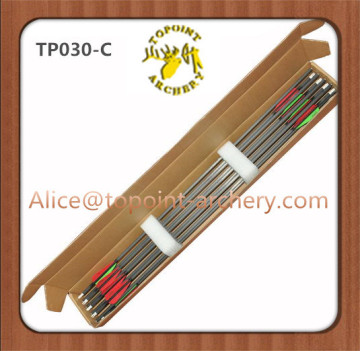 High quality 30'' archery carbon arrows for hunting